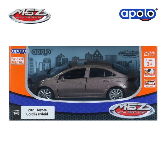 Terlaris Apolo Msz 1:43 Toyota Corolla Hybrid