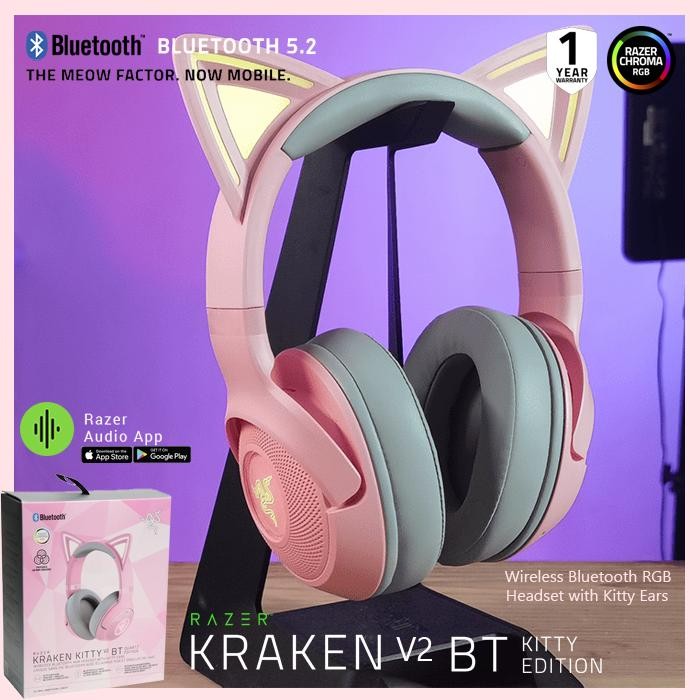 Razer Kraken BT Kitty Edition - Wireless Bluetooth Headset