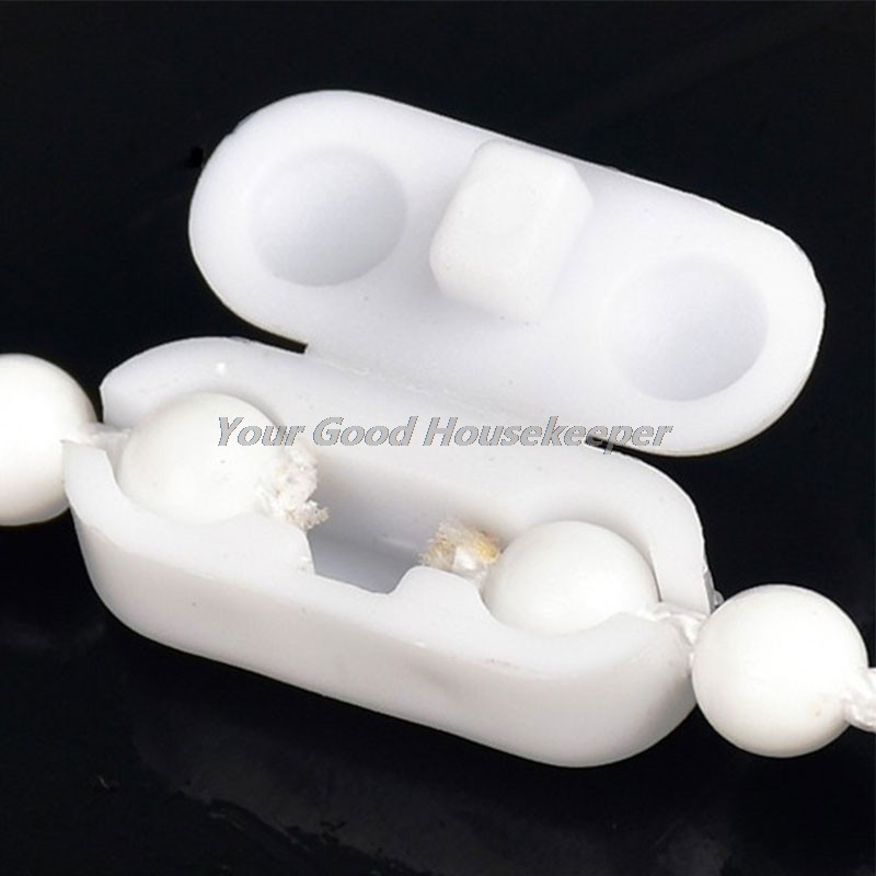 10 Buah/Set Tirai Rol Plastik Konektor Kabel Tarik Konektor Rantai Tirai Aksesori Tirai Manik Tarik 
