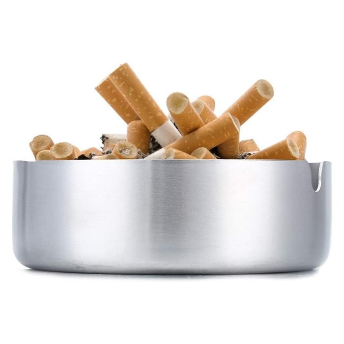 ASBAK STAINLESS 12 CM 10 CM 8 CM 10CM 12CM STAINLESS STEEL CAFE TEBAL