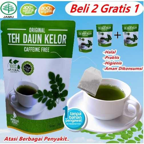 

RATU TEH DAUN KELOR PREMIUM ORIGINAL 100% MURNI TEH DAUN KELOR CELUP MORINGA DAUN KELOR DAUN KELOR
