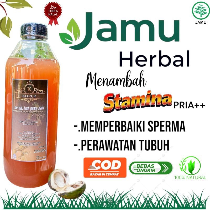 

RATU SARIPATI BUAH PINANG 1000 ml JAMU KUAT HERBAL PRIA DEWASA TAHAN LAMA