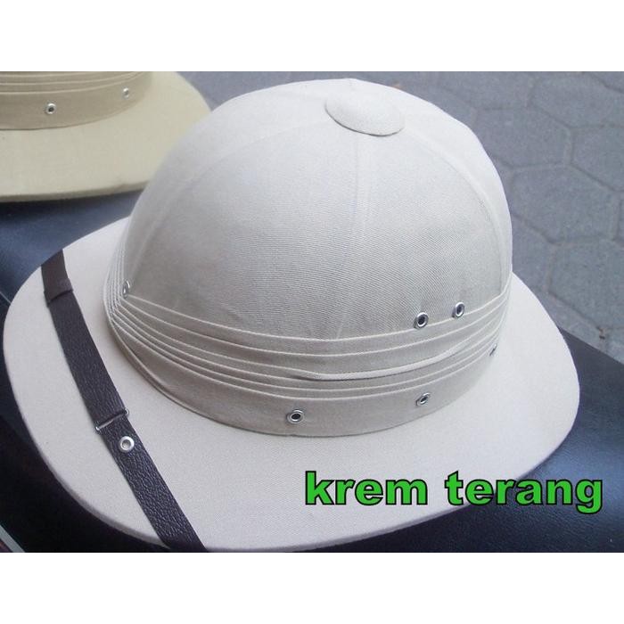 Sepeda onthel - topi demang topi klasik era kolonial
