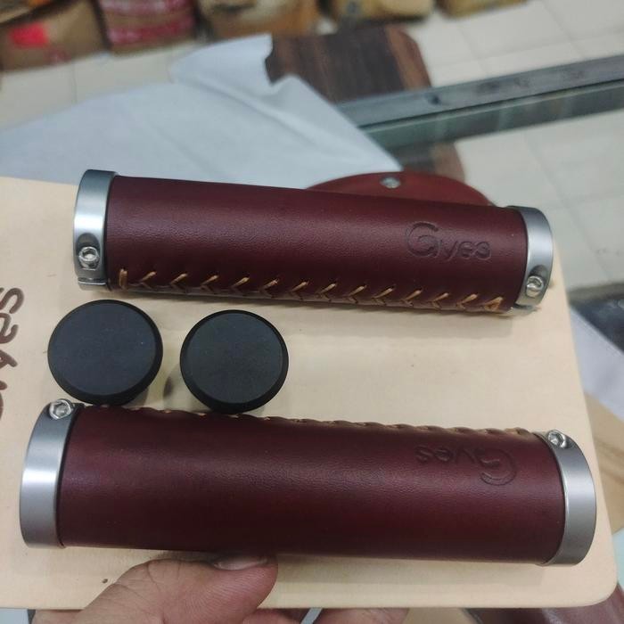 GRUP GYES G 1035 RATA BROWN LEATHER GRIP GYES KULIT LEATHER
