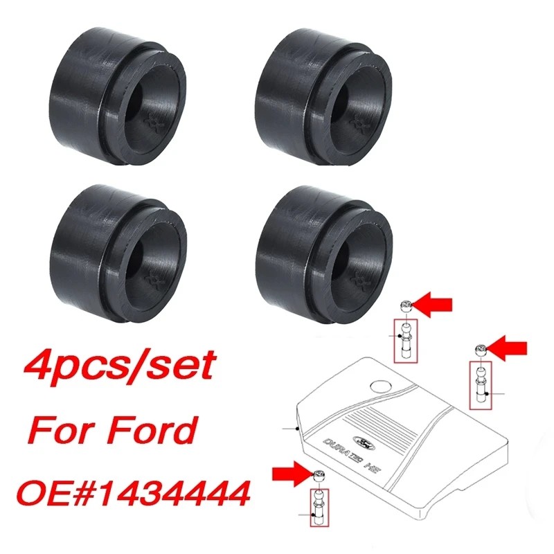4X Engine Rubber Mounting Bush For Ford Mondeo Focus C-Max Galaxy Fiesta 1434444 Protective Cover