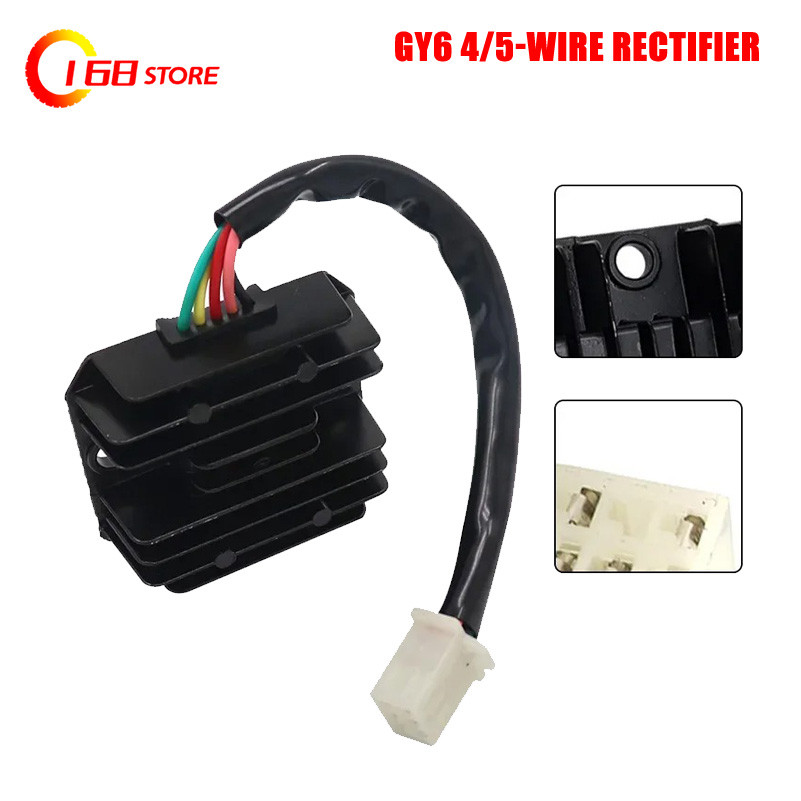 Motorcycle Performance Parts Voltage Regulator Rectifier For Gy6 50 80 100 125 150Cc 250Cc Atv Pit