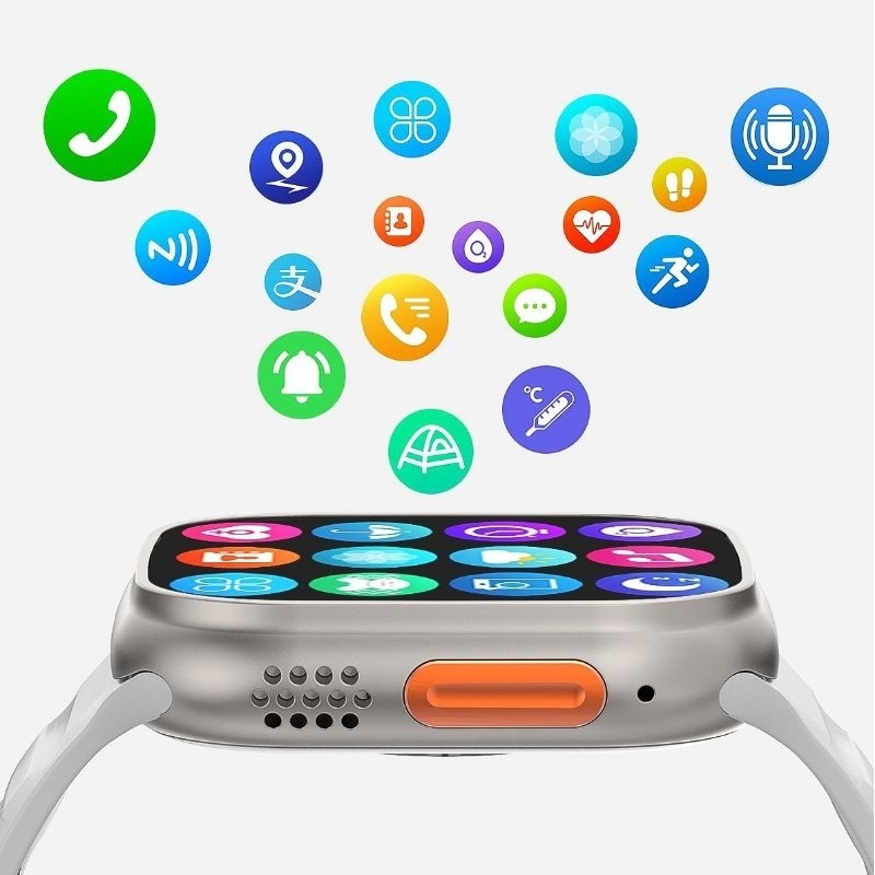 RB2233 GARANSI SMART WATCH DT8 ULTRA DT NO1 SERIES 8 49mm 2 Inch HD SCREEN WEAR PRO DT8 ULTRA