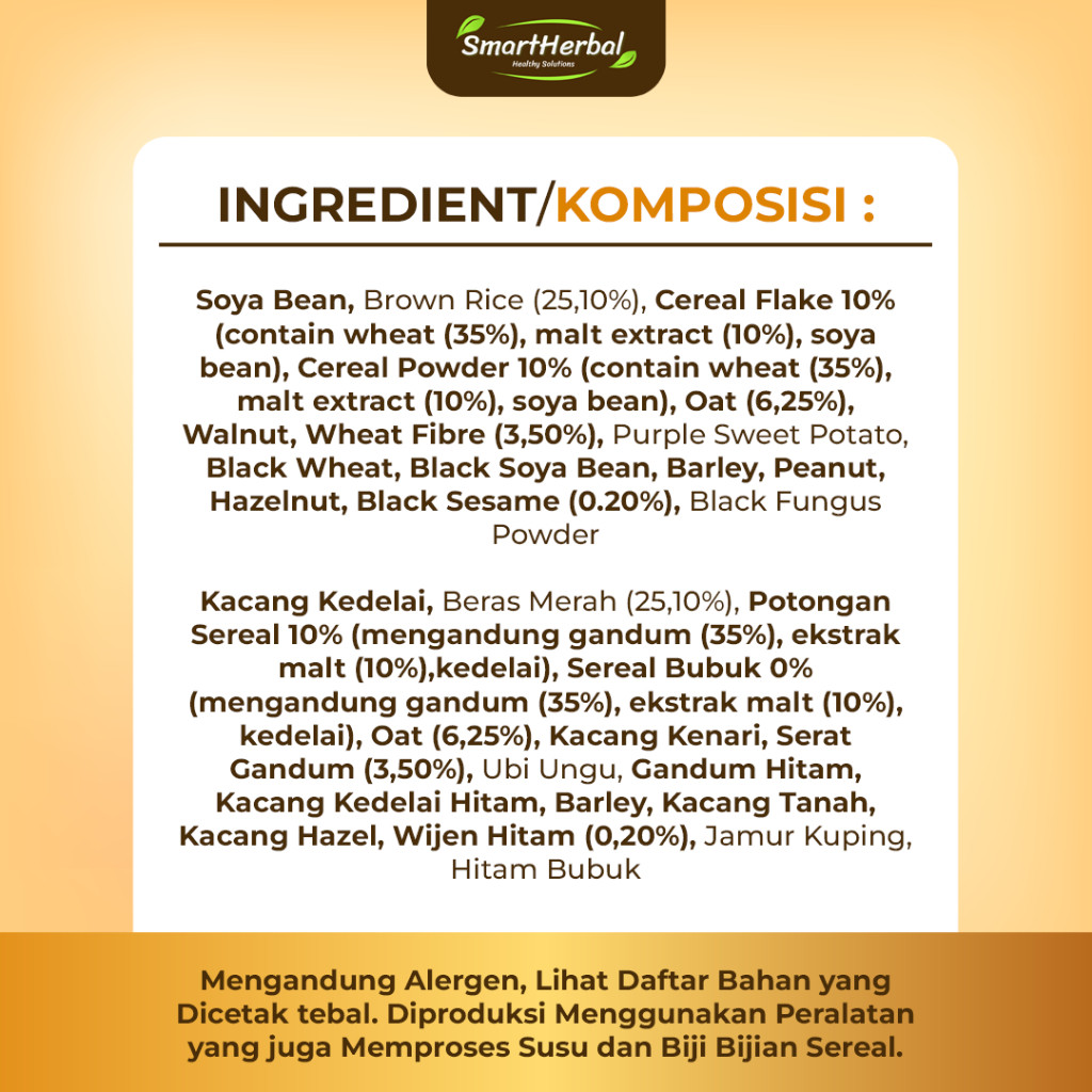 

Vitayang Whole Grains [2 X 15 Sachet] Sereal Sehat untuk Menstabilkan Gula Darah & Lawan Diabetes