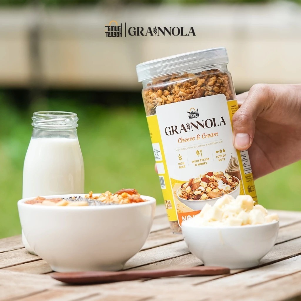 

TIMUR TENGAH - Granola Grainnola Cheese & Cream 500gr - Sereal Sarapan SehatRendahKal
