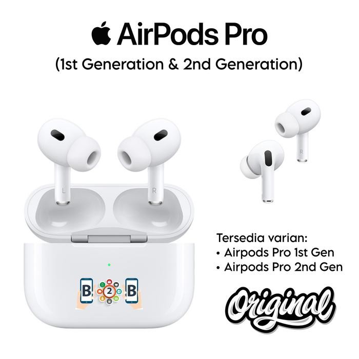 APPLE AIRPODS PRO GEN 1 - GEN 2 WITH WIRELESS CHARGING ORIGINAL AIRPOD