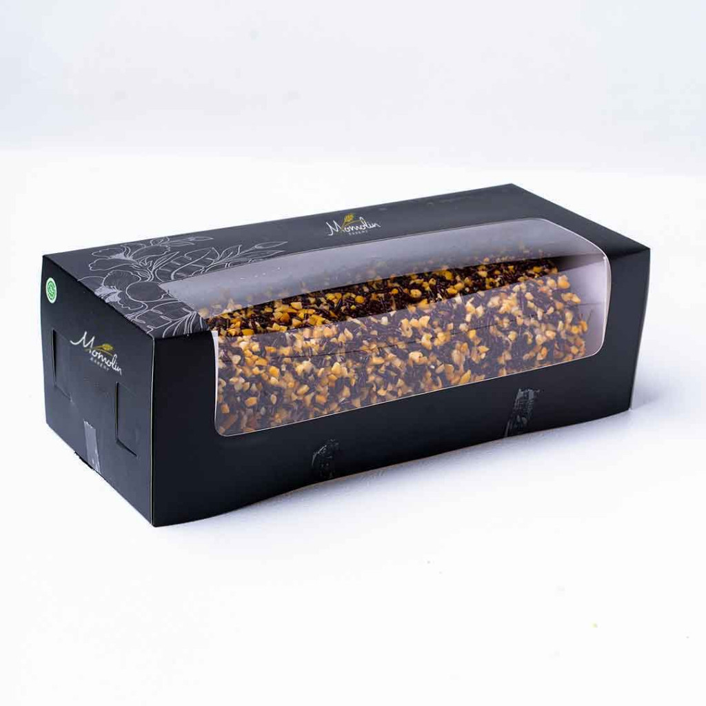

Momolin Bakery Roll Cake Chocolate Sprinkle - Kue Ultah - Bolu Gulung - Kue Tart