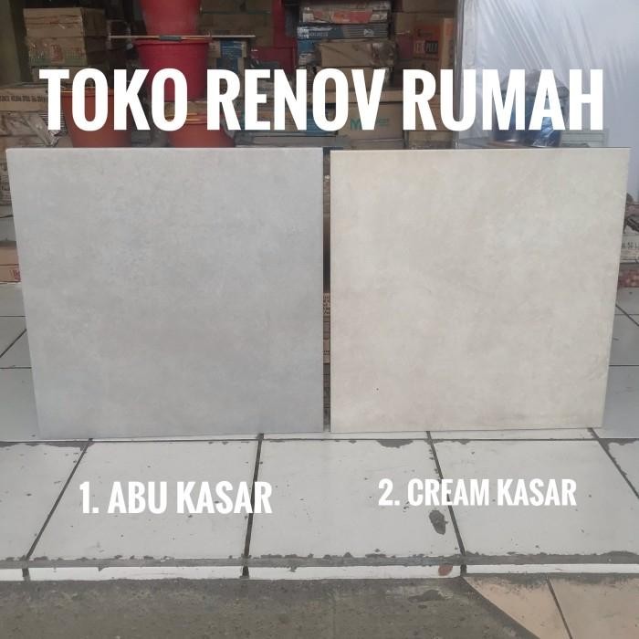 Keramik lantai 50x50 abu (kasar)/ keramik lantai cream kasar