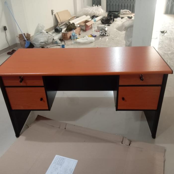 Meja Kantor 1Biro Meja Kantor Meja Tulis 140 Cm Meja Kerja Besar