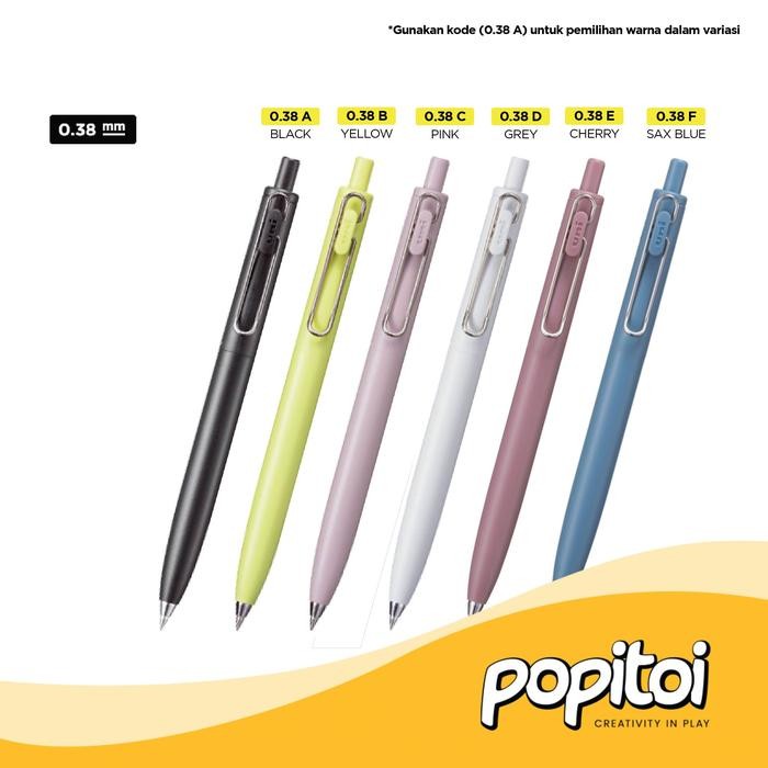 

Uniball One F Feel UMN-SF Faded Series 0.38 0.5 mm Gel Pen Pulpen Uni Ball