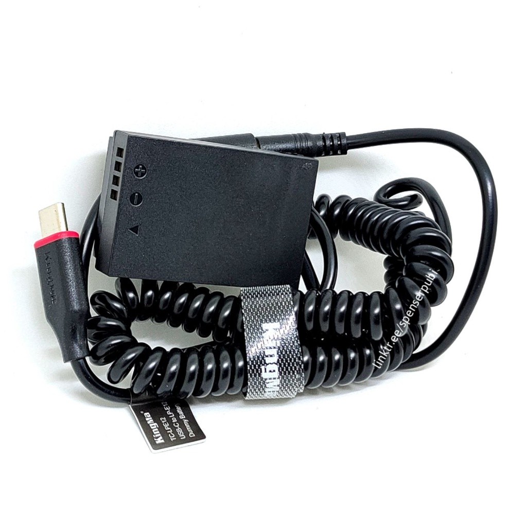 NEW PRODUCT ADAPTER DC COUPLER BATERAI DUMMY CANON EOS M10 M50 MARK II MARK 2 EOS M200 M100 EOS M