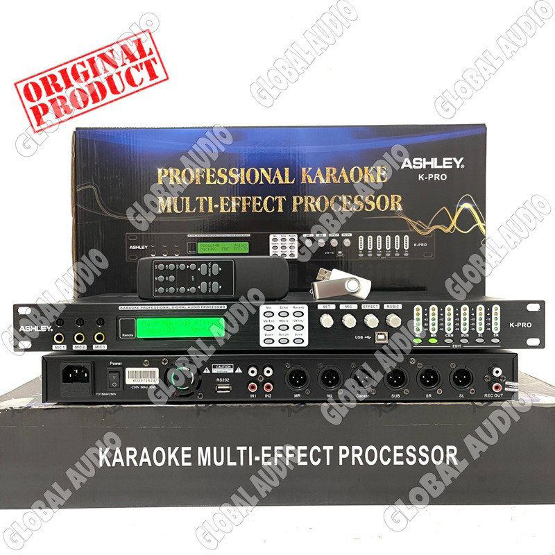 NEW PRODUCT MANAGEMENT DIGITAL KARAOKE K PRO PROCESSOR ASHLEY ORIGINAL MANAGEMENT KPRO DIGITAL AUDIO