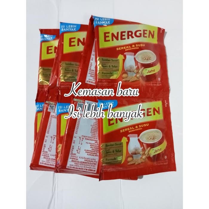 

JTTOP" [ ISI LEBIH BANYAK ]ENERGEN MINUMAN SEREAL BERSINERGI 10 SACHET@35G