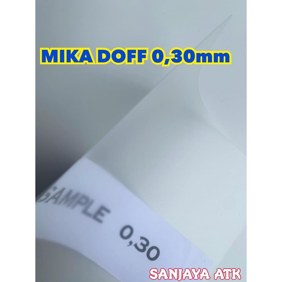 

Termurah!!! Cover mika jilid Doff atau Emboss 0.30 A4 isi 100 lembar