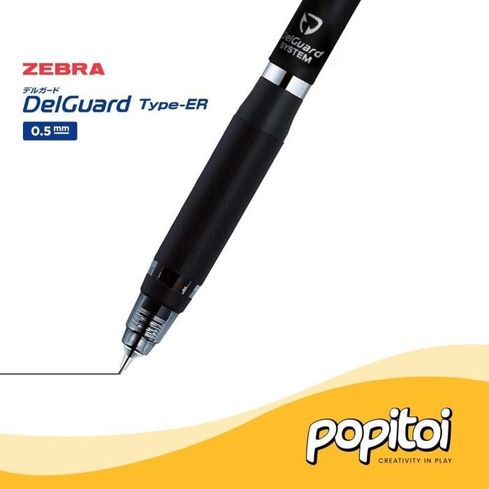 

Zebra Delguard P-MA88 Type ER Mechanical Pencil 0.5 mm Pensil Mekanik Anti Patah