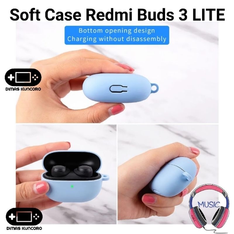 RB2233 Soft Case Redmi Buds 3 LITE silicone silikon cover tws casing shell