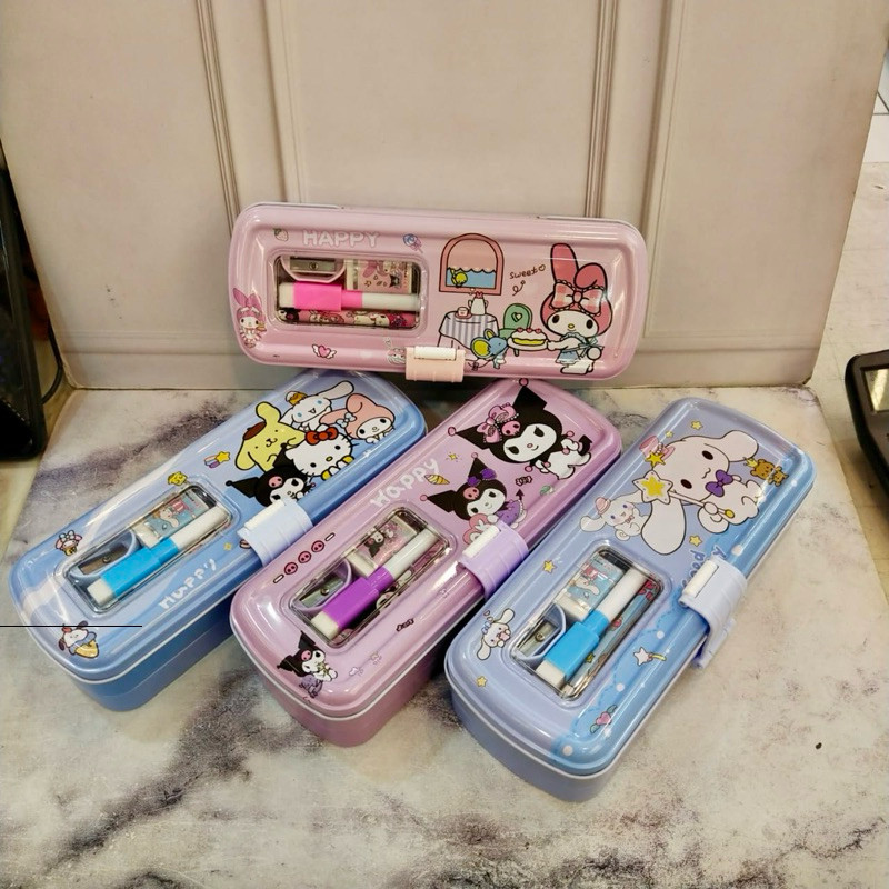 

TEMPAT PINSIL KALENG SET HS-2003 SANRIO KUROMI CINNAMOROLL