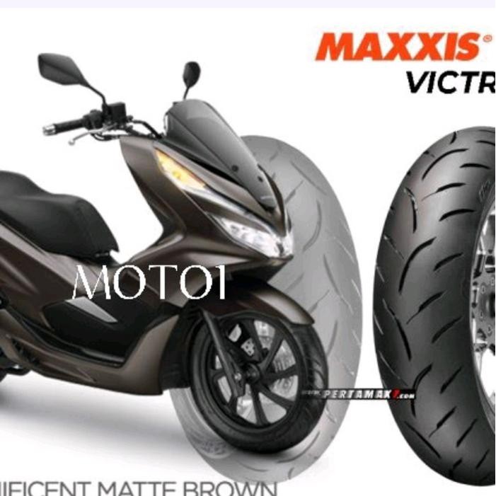 Paket Ban Motor Maxxis Victra Pcx 150 100/80+120/70-14 Tubeless