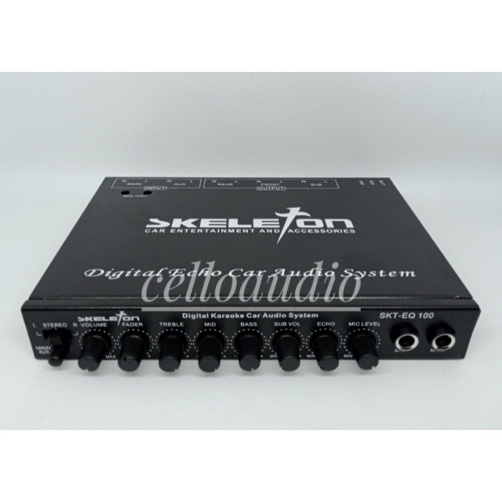 Pre Amp Parametrik Audio Skeleton SKT-EQ 100 Audio Mobil SKT EQ100