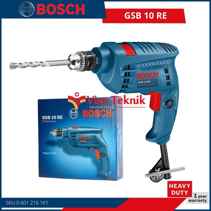 ___ Bor Listrik Hammer Drill 10mm BOSCH GSB10RE GSB 10 RE