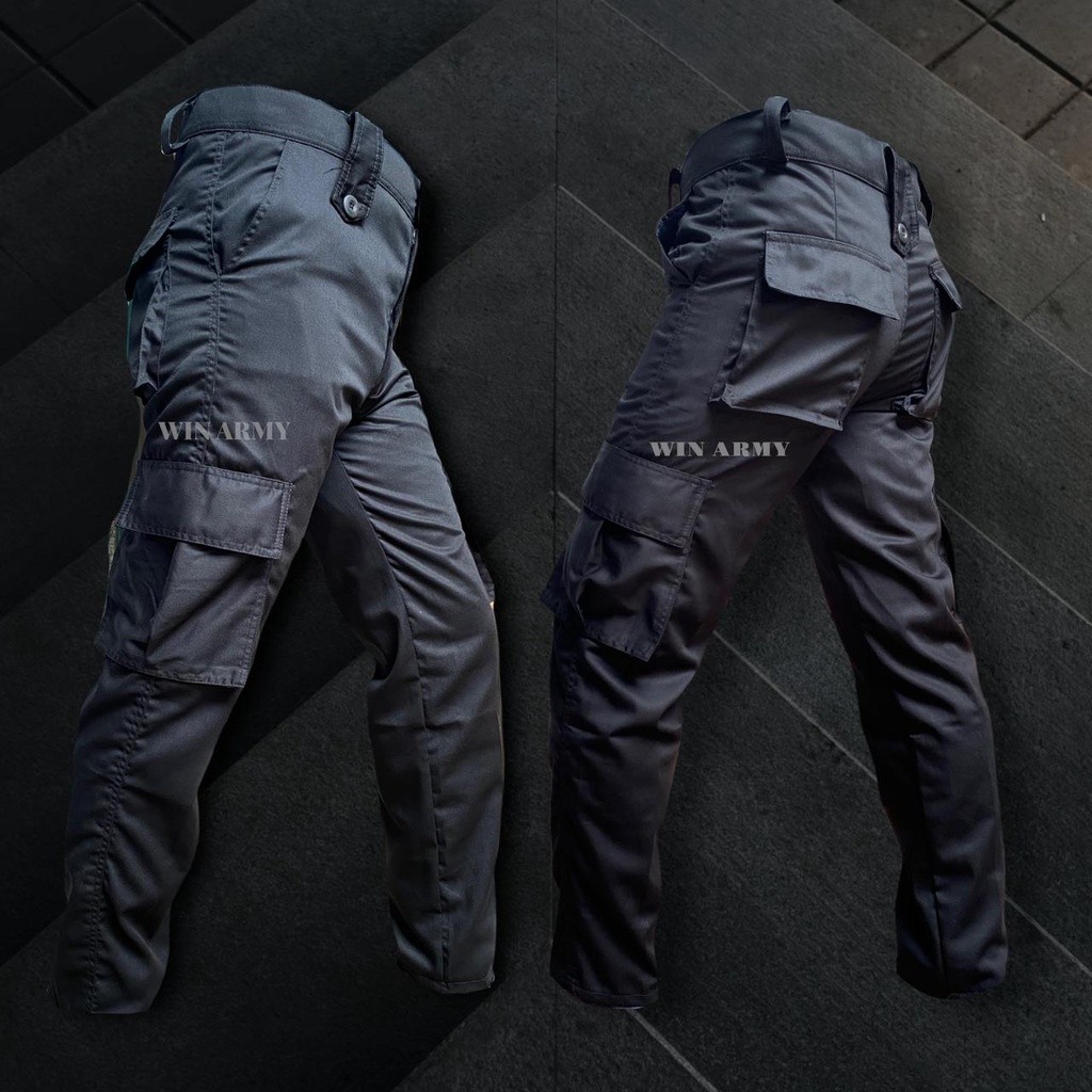 ARE Celana PDL coklat untuk satpam security polri brimob Celana PDL panjang SMP SMA Dewasa (DRILL)