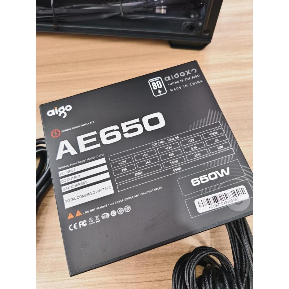 TERLARIS Power Supply Aigo Darkflash AE650 - 650watt PSU darkflash Aigo AE650 SALE