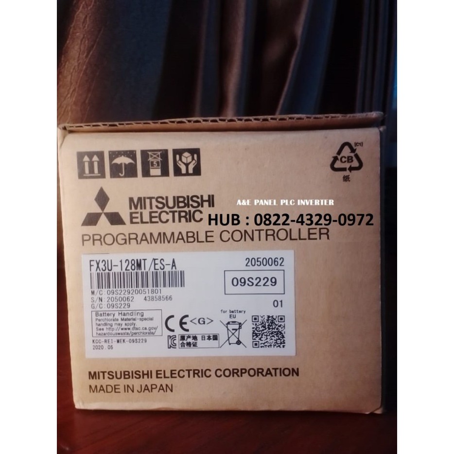 PLC MITSUBISHI FX3U-128MT/ES-A FX3U 128MT ES A MELSEC FX SERIES
