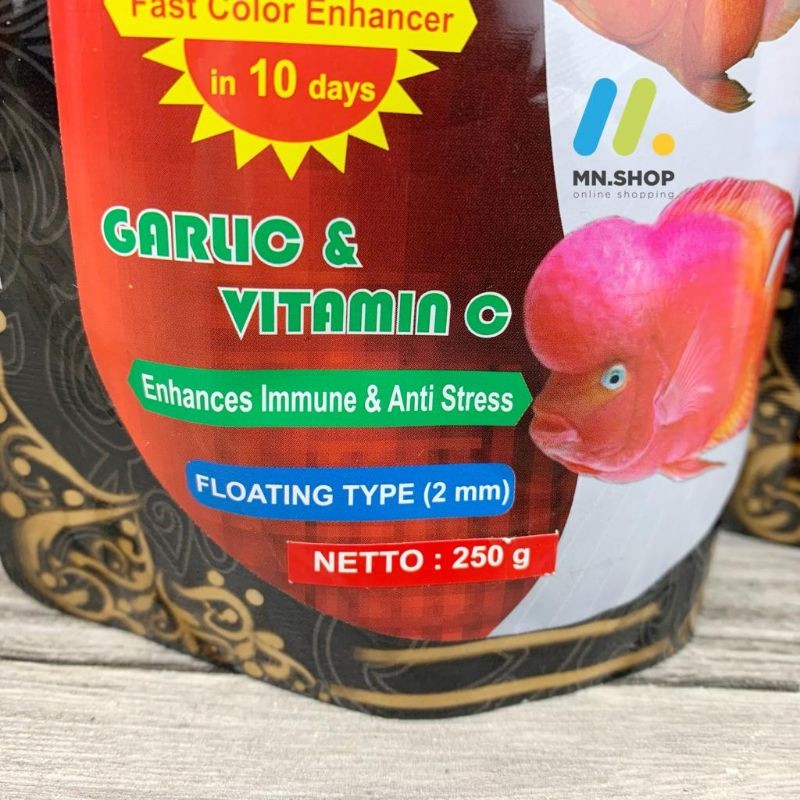 RB22 Akari Premium Red Blood Red 250gr Parrot Pelet Parrot Louhan Oscar