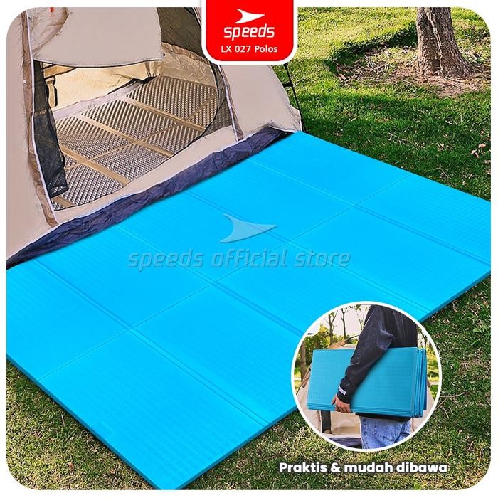 Langsung diproses SPEEDS SNI Matras Camping Playmat Bayi Polos Lipat XPE Foldable 027-15