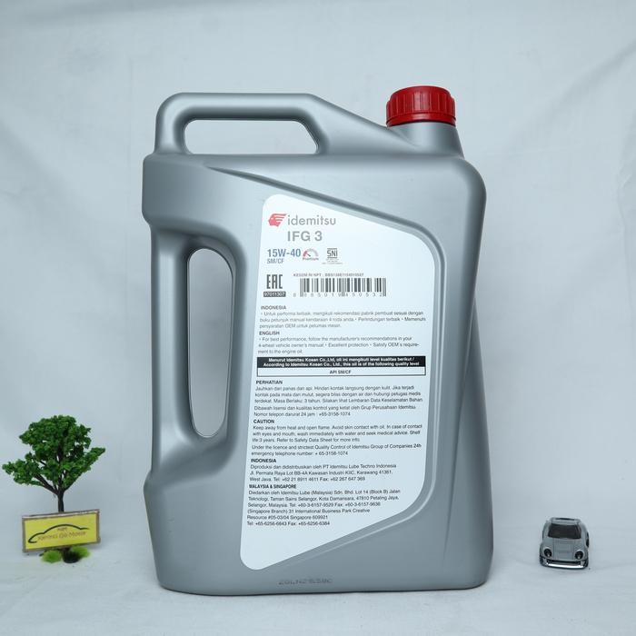 Oli Idemitsu 15W-40 Sm/Cf 4L Galon - Oli Bensin Idemitsu Sm/Cf 15W-40 Kode 011