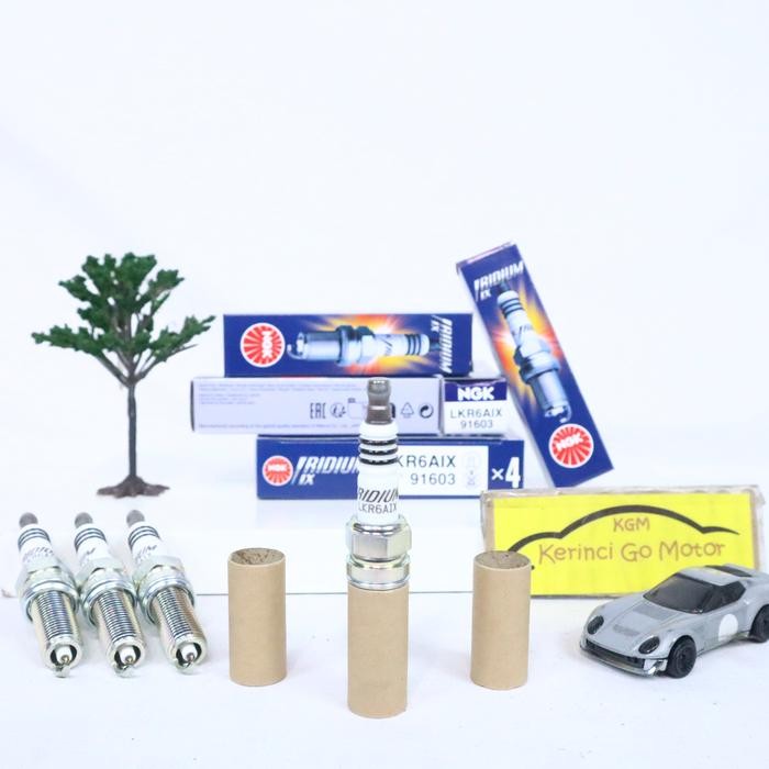 Busi Mobil Ngk Iridium Lkr6Aix Spark Plug Hi-Max New Picanto Ignis Kode 007