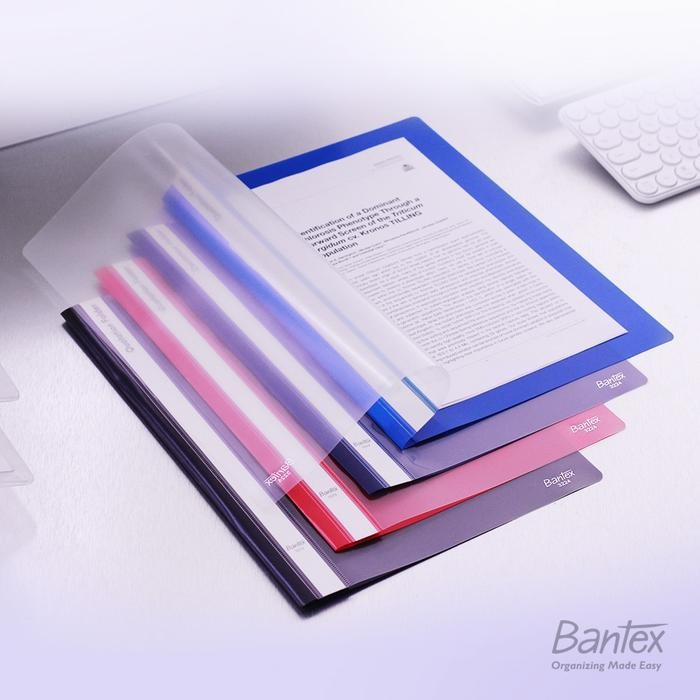 

12 pcs Business File Folio Map Plastik Snel Hecter Map Bisnis Bantex Quotation Folder Black 3224 10