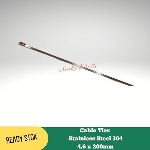 

Kabel Tis - Cable Ties 304 Stainless Steel Motor Mobil 4.6 x 200mm