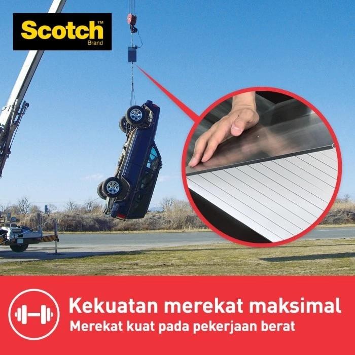 

Toso - 3M Scotch Perekat Isolasi Extreme Mounting Tape 414-S19 19 Mm X 1.5 M