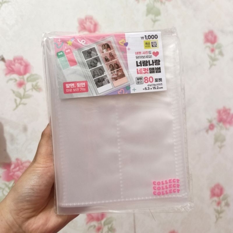 RB22 [PO] Photostrip Binder Collection Book Kolbuk 4cut Daiso Transparan