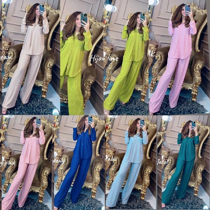 Oneset Cleo By Rgb Setelan Celana Panjang