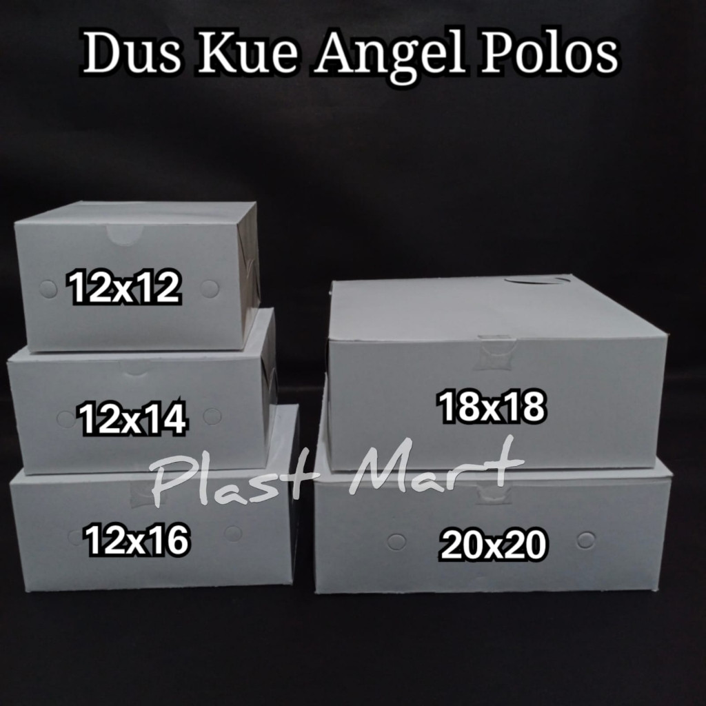 

Lsp Dus Kue GS ANGEL POLOS - Box Kue Makanan/Snack @100pcs