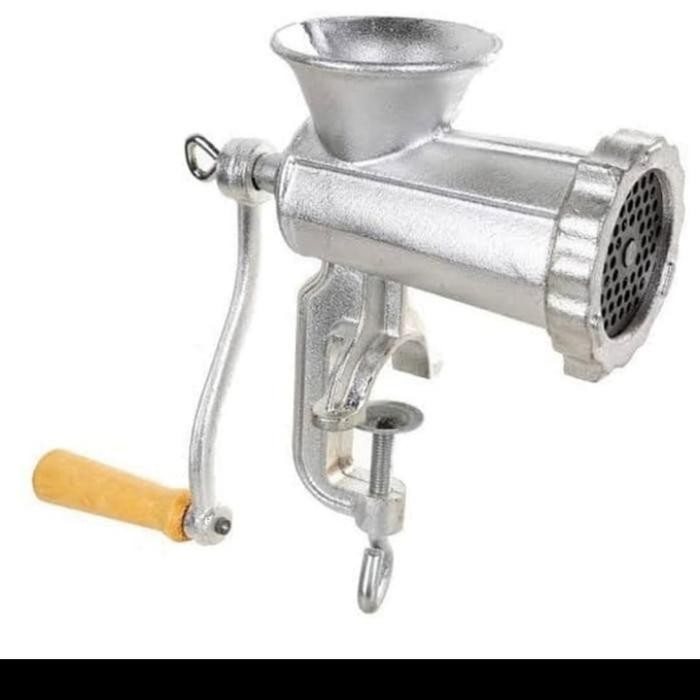 MESIN GILING DAGING / KACANG MANUAL BESI UKURAN 10 MEAT MINCER