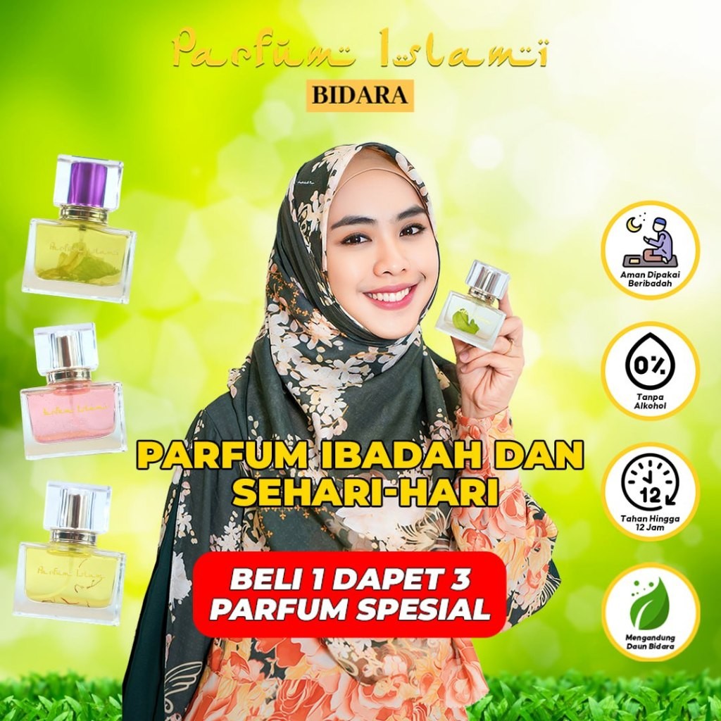 Sari PROMO PARFUM ISLAMI SPESIAL EDITION BIDARA - Parfum Premium BIDARA Non Alkohol yang jadi Parfum
