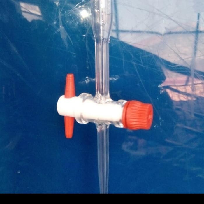 Buret 25 ml kran teflon PYREX