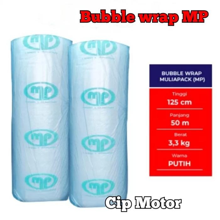 

Aman - Bubble Wrap Mp Mulia Pack 125 X 50 Putih Hitam