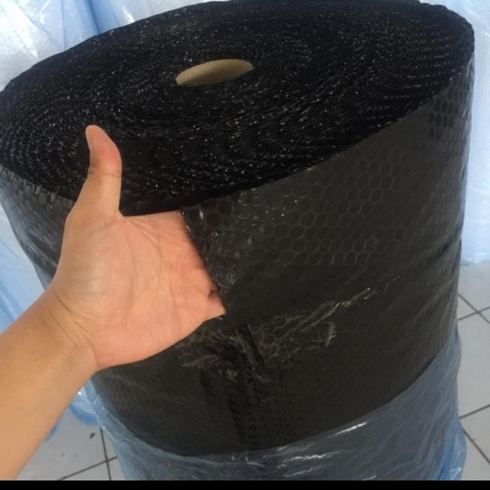

Aman - Plastik Bubble Wrap Hitam Tebal 125Cm X 50M / Bubble Wrap Dkm+ 1 Roll