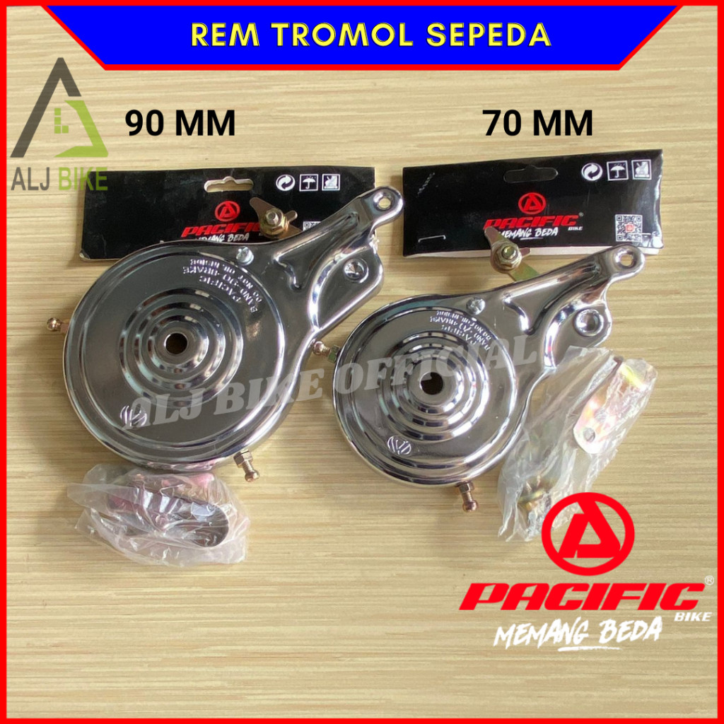 TREA PACIFIC Rem Tromol Belakang Sepeda Anak Dewasa Mini Ctb Ukuran 70 MM Dan 90 MM