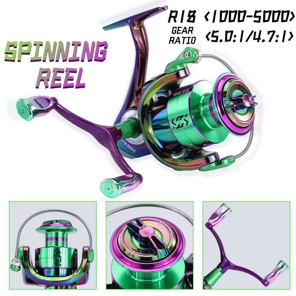ID SOUGAYILANG REEL PANCING DOUBLE HANDLE 1000-5000 SPINNING REEL METAL