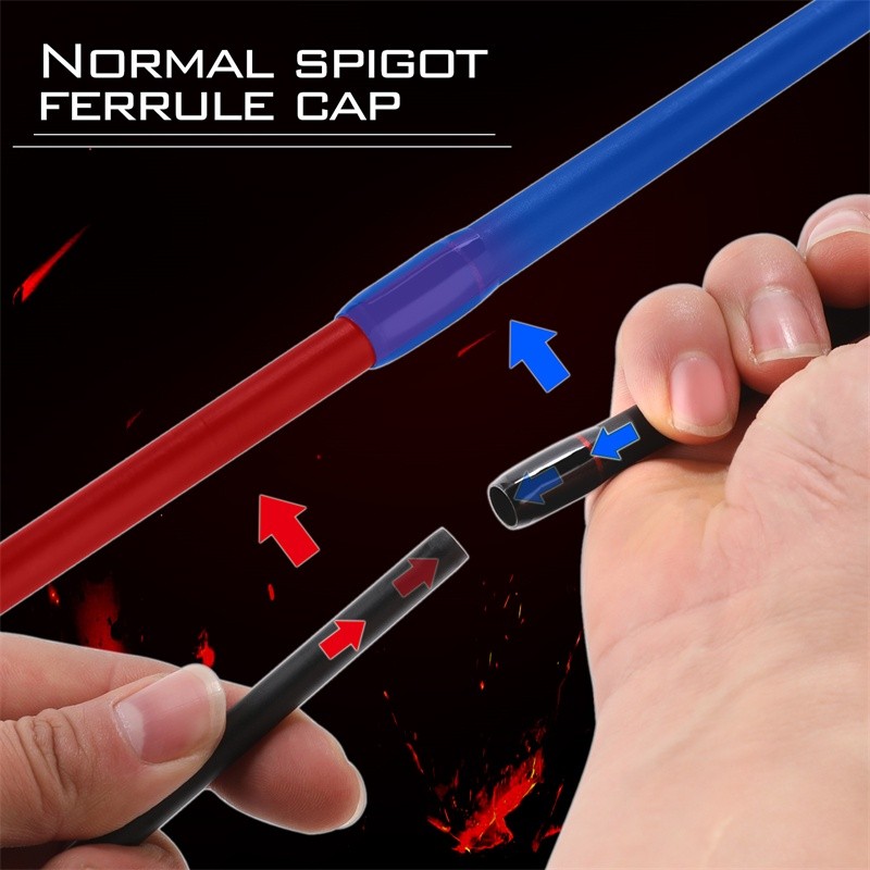 ID SOUGAYILANG JORAN PANCING CARBON SUTET 2 BAGIAN TONGKAT PANCING PUTAR/CASTING UL POWER 1.8M/2.1M