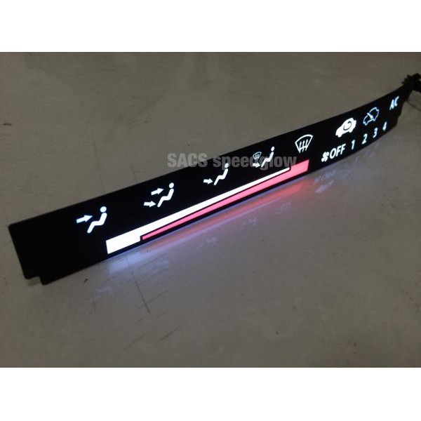 Panel speedometer custom real indiglow panel ac genio estilo civic eg